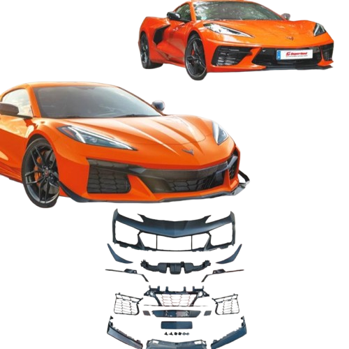 Chevrolet Corvette C8 Stingray 2019+ Z06 Style Front Bumper Kit