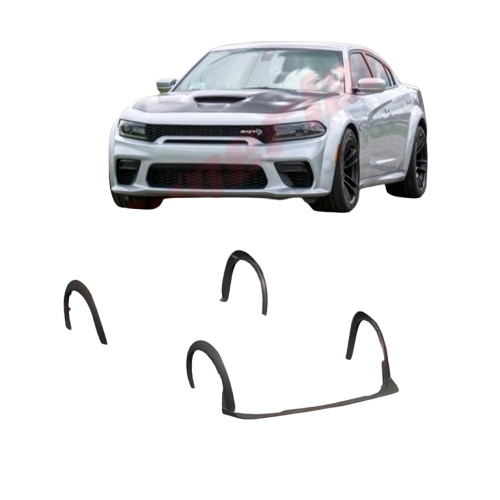 Dodge Charger 2015–2023 SRT Demon Style Front Lip with Widebody Fender Flare Kit