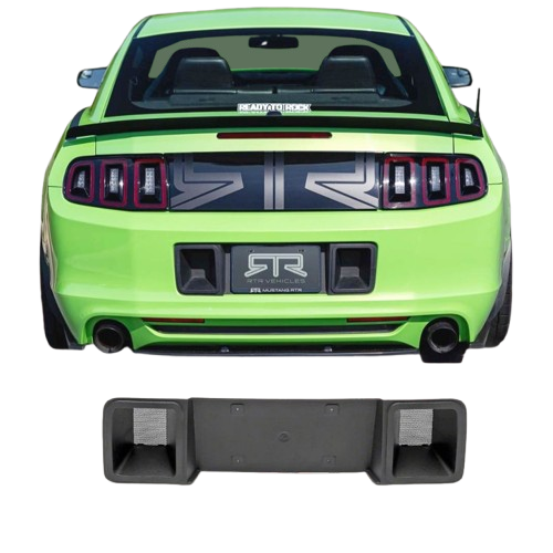 Ford Mustang 2013–2014 RTR Style Rear License Plate Holder with Duct